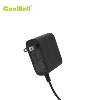 30W 9V 12V 24V Duvara Monte GaN Güç Adaptörü ABD Tak